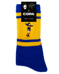 Maradona X Copa calzini di spugna ricamati