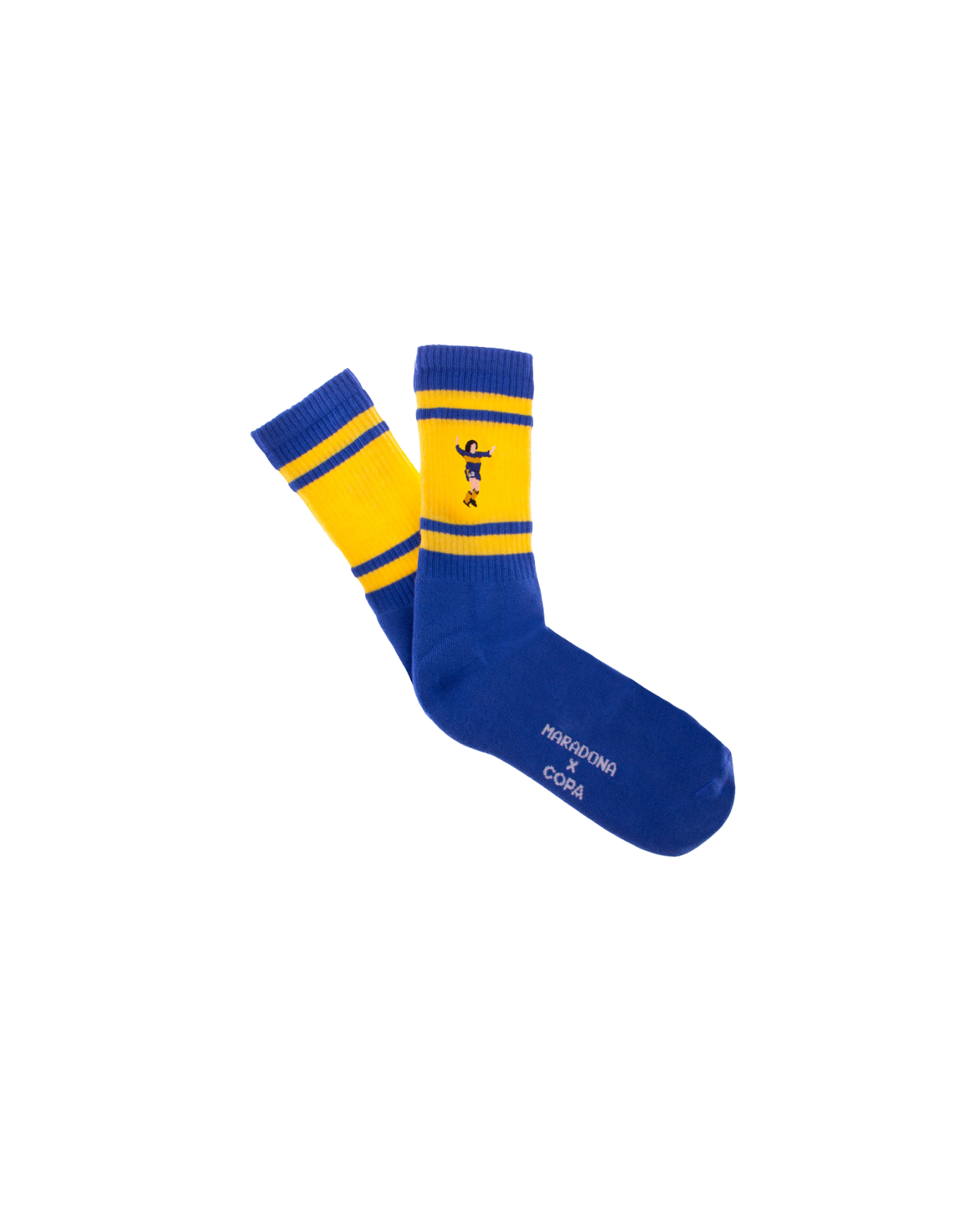 Maradona X Copa calzini di spugna ricamati