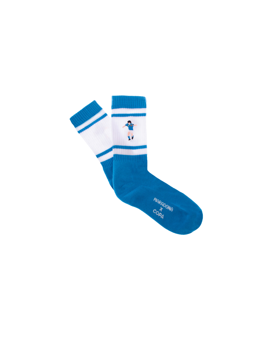 Maradona x Copa calzini di spugna ricamati