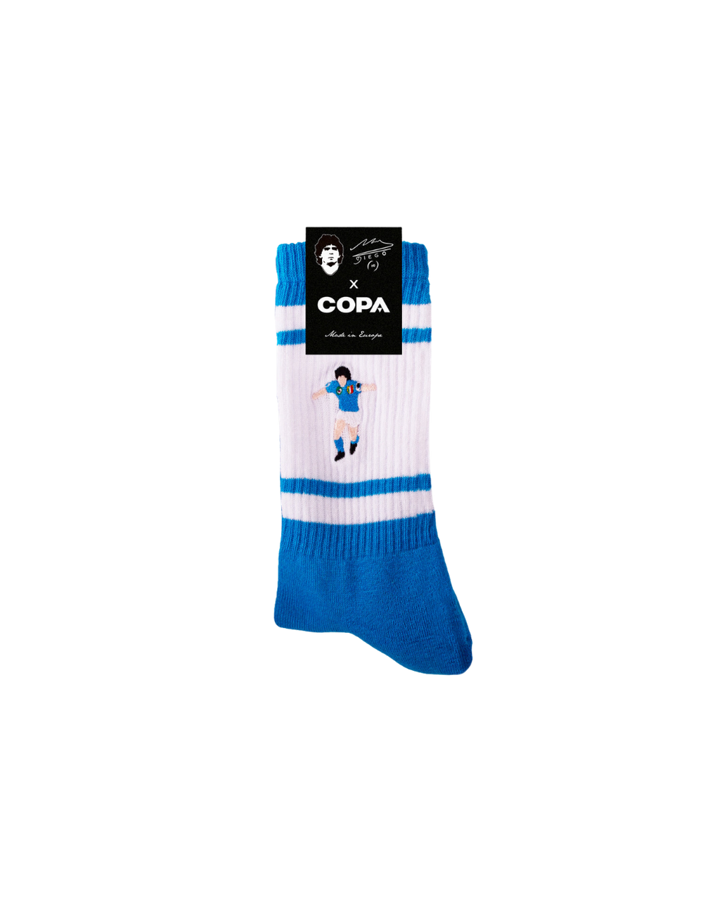 Maradona x Copa calzini di spugna ricamati