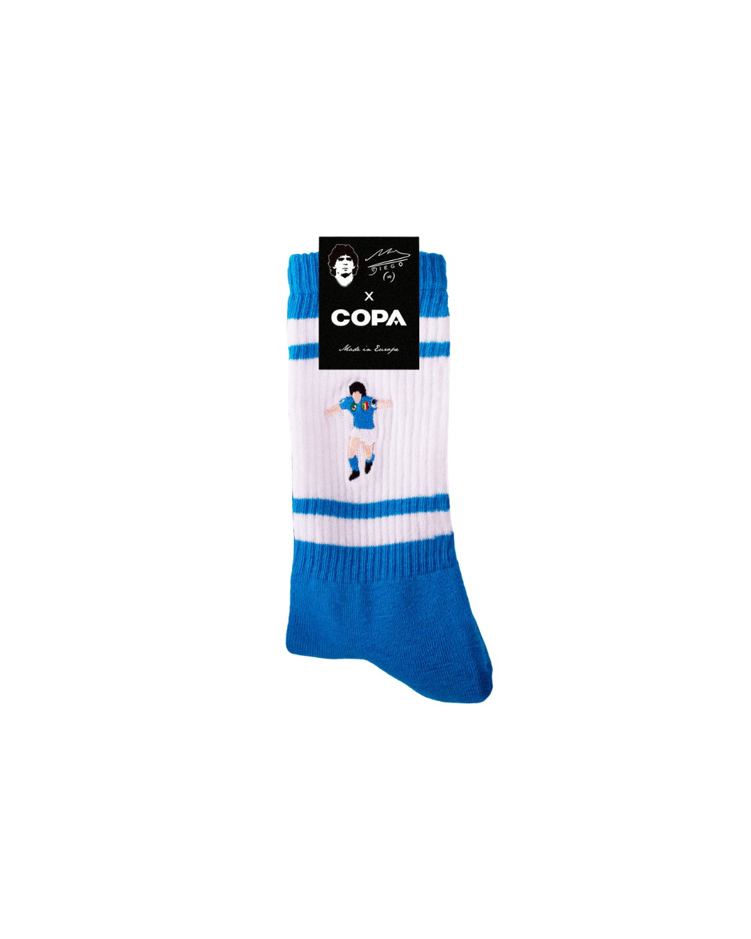 Maradona x Copa calzini di spugna ricamati